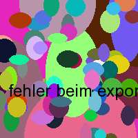 fehler beim exportieren export plugin